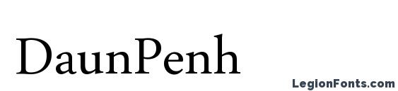 DaunPenh Font, All Fonts