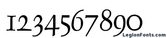 Dauphin Normal Font, Number Fonts