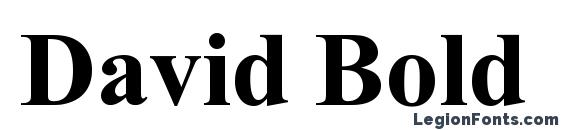 шрифт David Bold, бесплатный шрифт David Bold, предварительный просмотр шрифта David Bold
