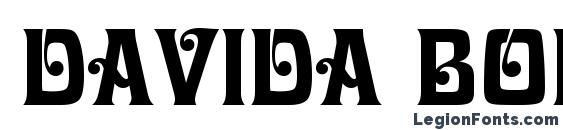 Davida Bold BT Font, Calligraphy Fonts