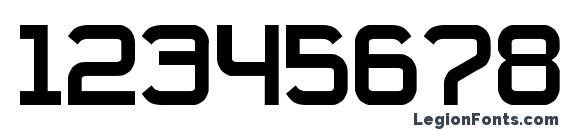 Daville Font, Number Fonts