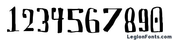 Davis Font, Number Fonts