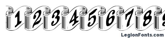 DavysRibbons Font, Number Fonts