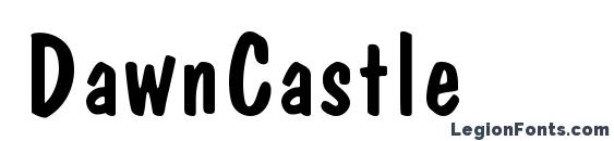 DawnCastle font, free DawnCastle font, preview DawnCastle font
