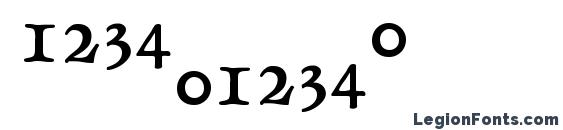 Day roman expert Font, Number Fonts