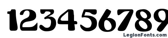 Daytona Font, Number Fonts