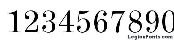 Шрифт De Vinne Text BT, Шрифты для цифр и чисел
