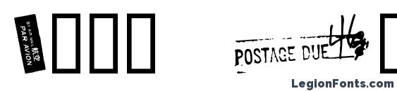 Dead Letter Office Seventeen Font, All Fonts