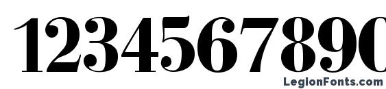 Dearborn Bold Font, Number Fonts