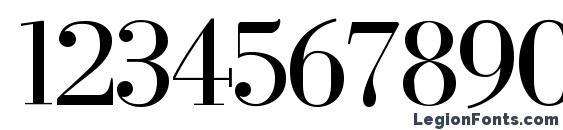 Dearborn Font, Number Fonts