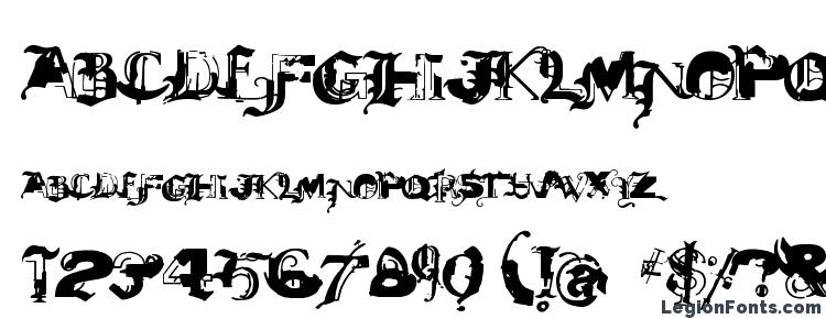 glyphs Deathmix font, сharacters Deathmix font, symbols Deathmix font, character map Deathmix font, preview Deathmix font, abc Deathmix font, Deathmix font