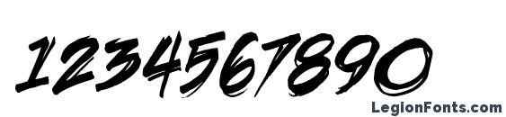 DeathRattle BB Font, Number Fonts