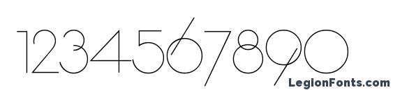 Debevic Circular Font, Number Fonts