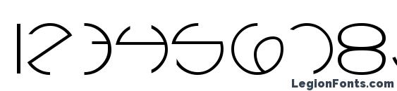 Debevic Deco Regular Font, Number Fonts