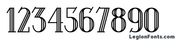 DebonairInline Font, Number Fonts