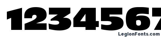 Decade Black SSi Extra Black Font, Number Fonts