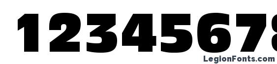 Decade Condensed SSi Condensed Font, Number Fonts