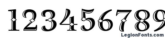 Decor Initial Font, Number Fonts