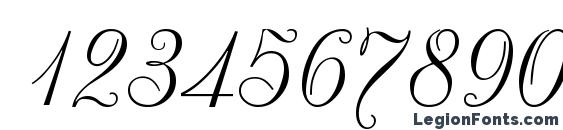 Decorctt regular Font, Number Fonts