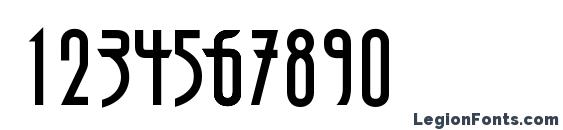 DecoTech Font, Number Fonts