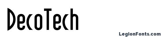 DecoTech Font