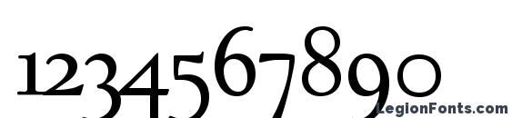 DeemsterSmc Regular DB Font, Number Fonts