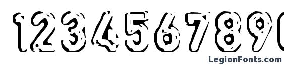 Defora Font, Number Fonts