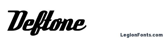 шрифт Deftone, бесплатный шрифт Deftone, предварительный просмотр шрифта Deftone