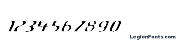 DeftoneStylusGaunt Font, Number Fonts