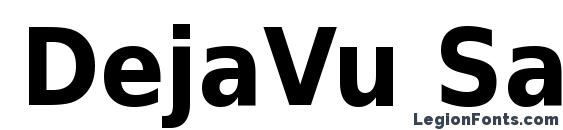 Шрифт DejaVu Sans Condensed Bold