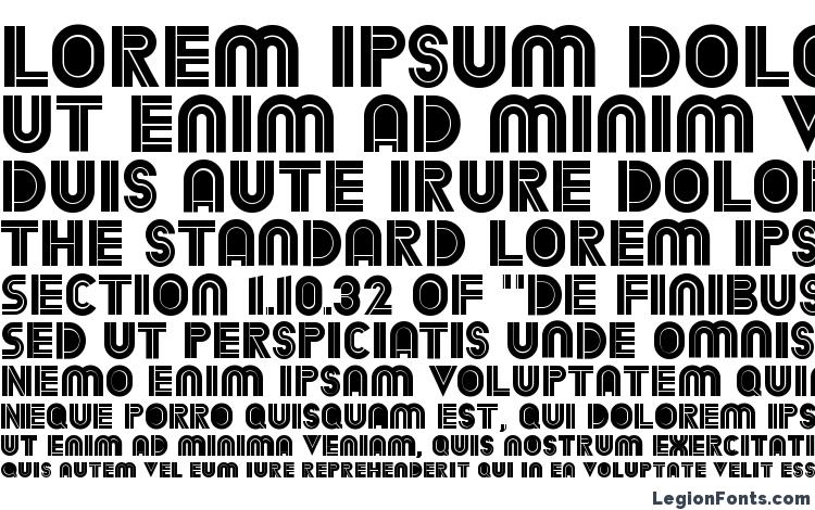 specimens Dekal Inline font, sample Dekal Inline font, an example of writing Dekal Inline font, review Dekal Inline font, preview Dekal Inline font, Dekal Inline font