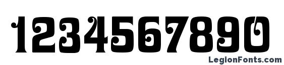 Delaware Regular Font, Number Fonts