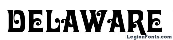 Delaware Regular font, free Delaware Regular font, preview Delaware Regular font