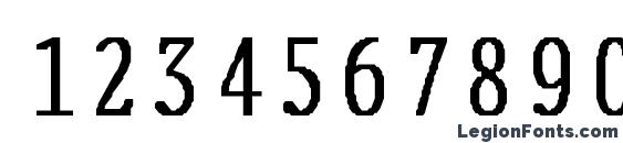 Delegate Normal Cn Bold Font, Number Fonts