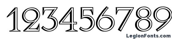 Delfin Font, Number Fonts