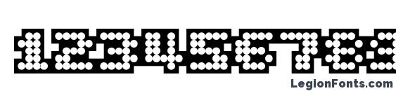 Delia black Font, Number Fonts