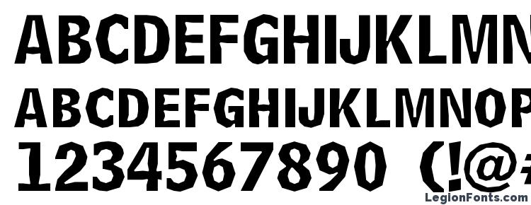 glyphs Delinquent caps font, сharacters Delinquent caps font, symbols Delinquent caps font, character map Delinquent caps font, preview Delinquent caps font, abc Delinquent caps font, Delinquent caps font