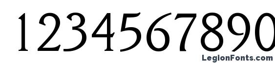 Della Robbia BT Font, Number Fonts
