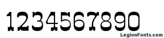 Delouisville bold Font, Number Fonts