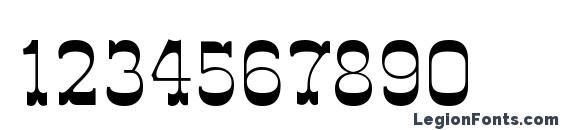 Delouisville Font, Number Fonts