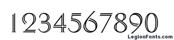 Delphian ATT Font, Number Fonts