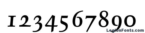 Delphin LT II Font, Number Fonts