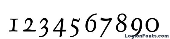 DelphinLTStd 1 Font, Number Fonts