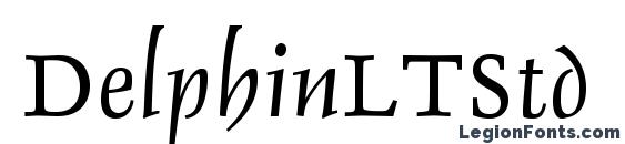 шрифт DelphinLTStd 1, бесплатный шрифт DelphinLTStd 1, предварительный просмотр шрифта DelphinLTStd 1