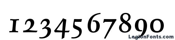 DelphinLTStd 2 Font, Number Fonts