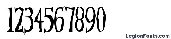 Demon Night Font, Number Fonts