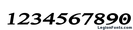 Denial2regularbolditalics Font, Number Fonts