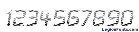 Dennis Hill Speeding Font, Number Fonts