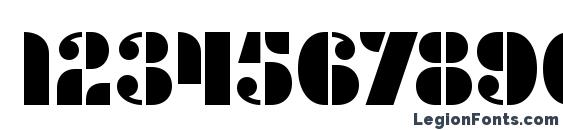 Densmore Regular Font, Number Fonts