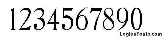 DenverSerial Light Regular Font, Number Fonts